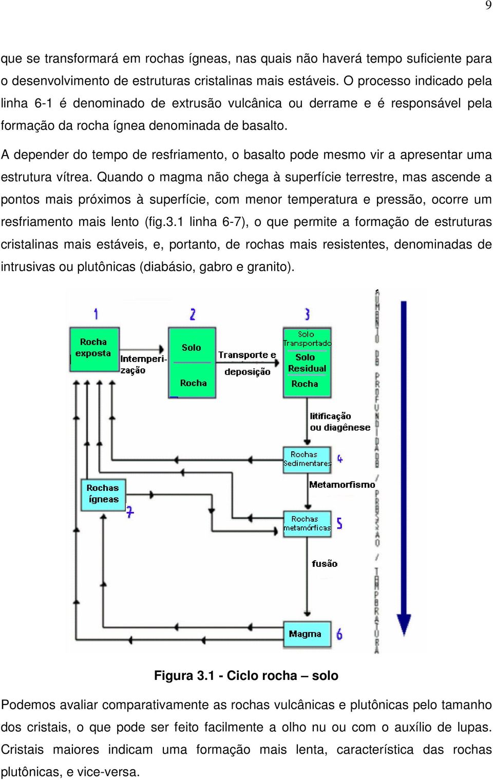 A depender do tempo de resfriamento, o basalto pode mesmo vir a apresentar uma estrutura vítrea.