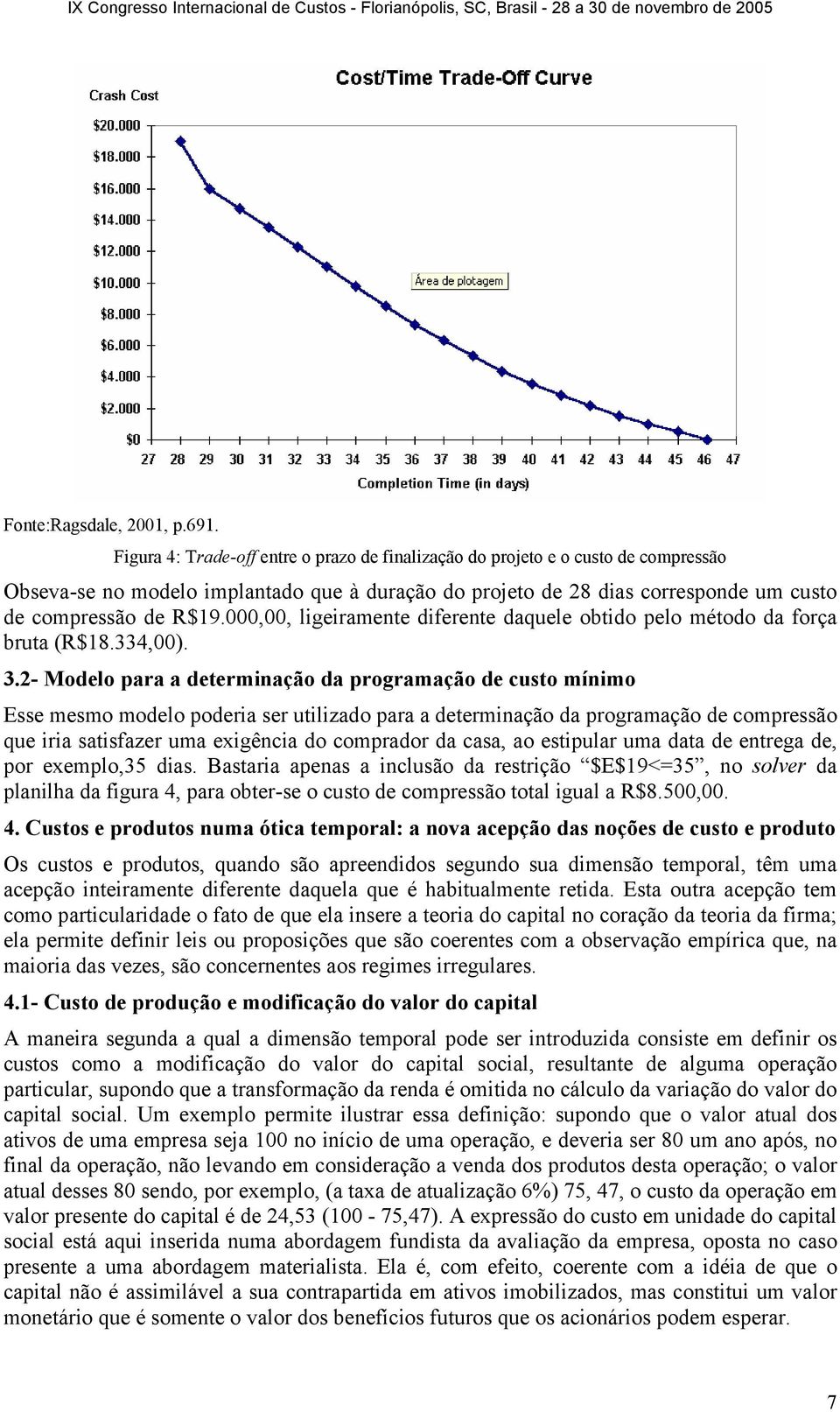 000,00, ligeiramene diferene daquele obido pelo méodo da força brua (R$18.334,00). 3.