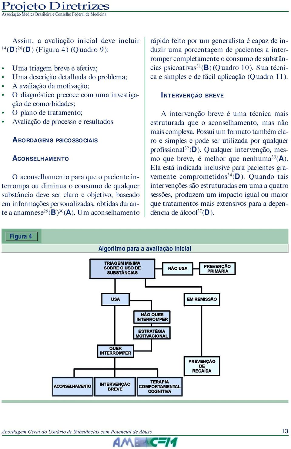 qualquer substância deve ser claro e objetivo, baseado em informações personalizadas, obtidas durante a anamnese 29 (B) 30 (A).