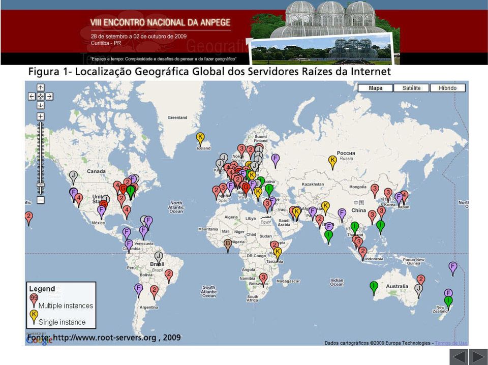 engendradas pelo sistema hierarquizado de parâmetros de concessão de nomes de domínios (DNS) e a política de concessão Regional de Registros da