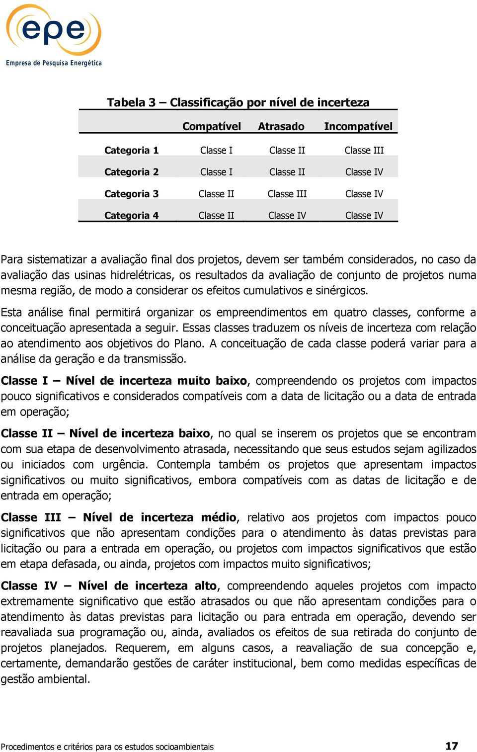 avaliação de conjunto de projetos numa mesma região, de modo a considerar os efeitos cumulativos e sinérgicos.