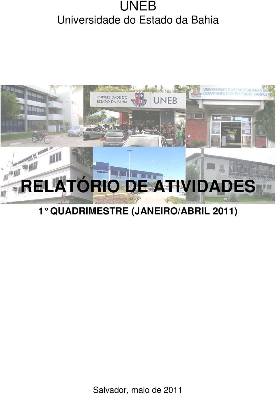 ATIVIDADES 1 QUADRIMESTRE