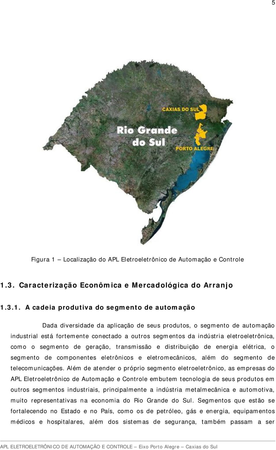 Localização do APL Eletroeletrônico de Automação e Controle 1.