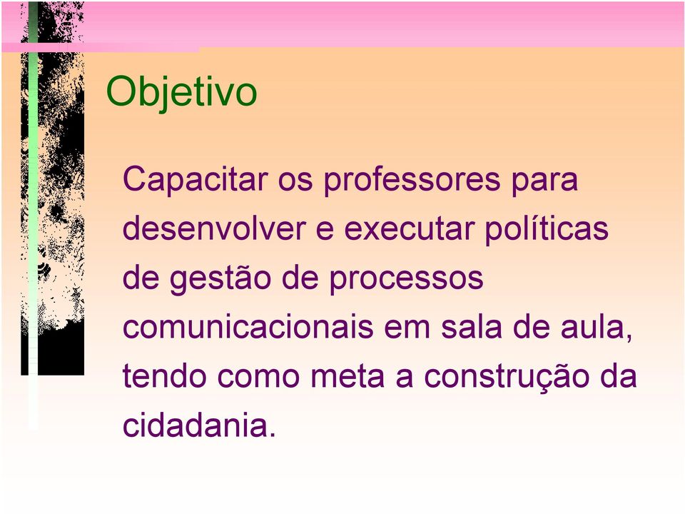 de processos comunicacionais em sala de