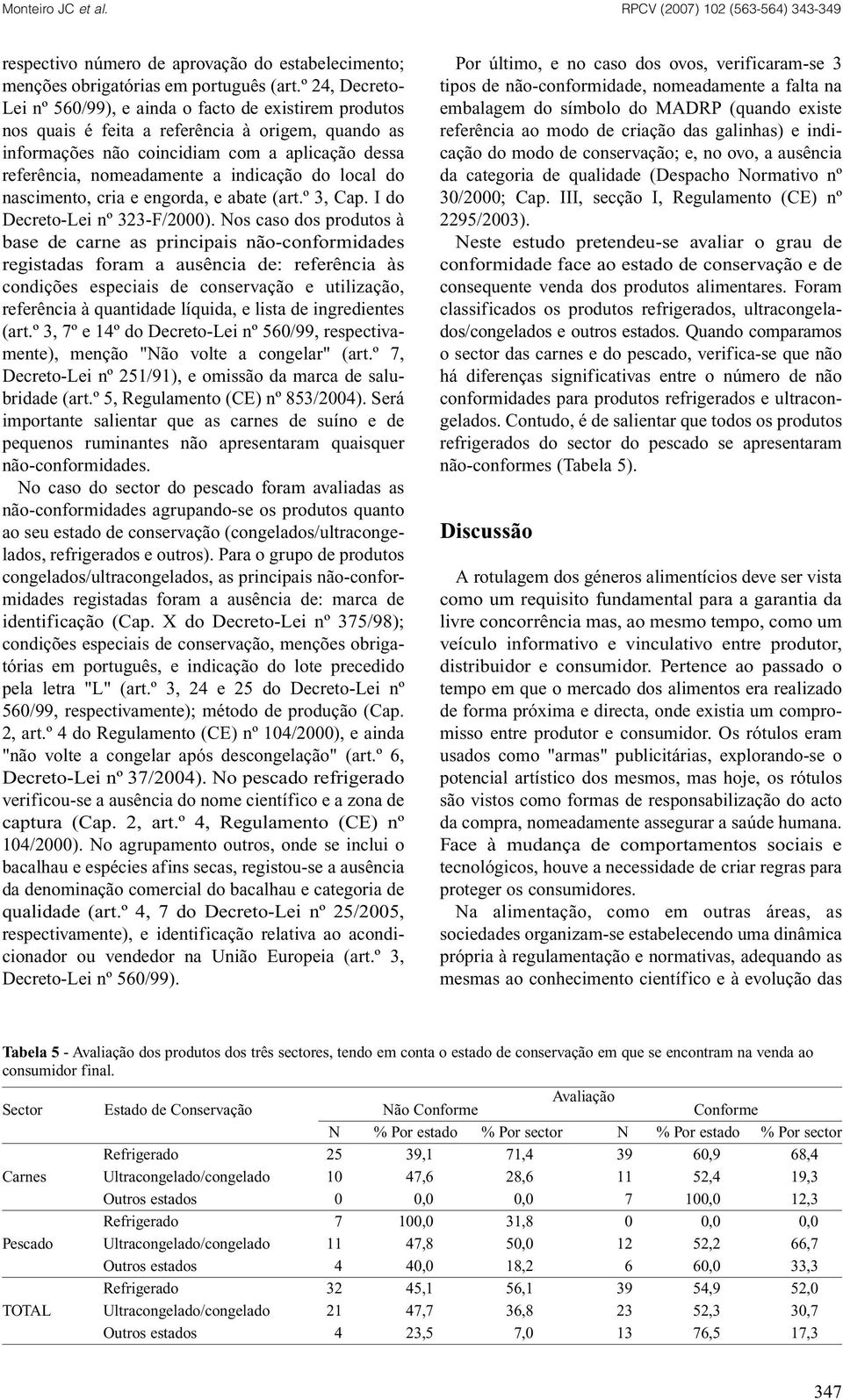 indicação do local do nascimento, cria e engorda, e abate (art.º 3, Cap. I do Decreto-Lei nº 323-F/2000).