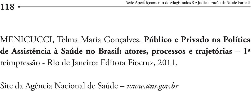 Editora Fiocruz, 2011.