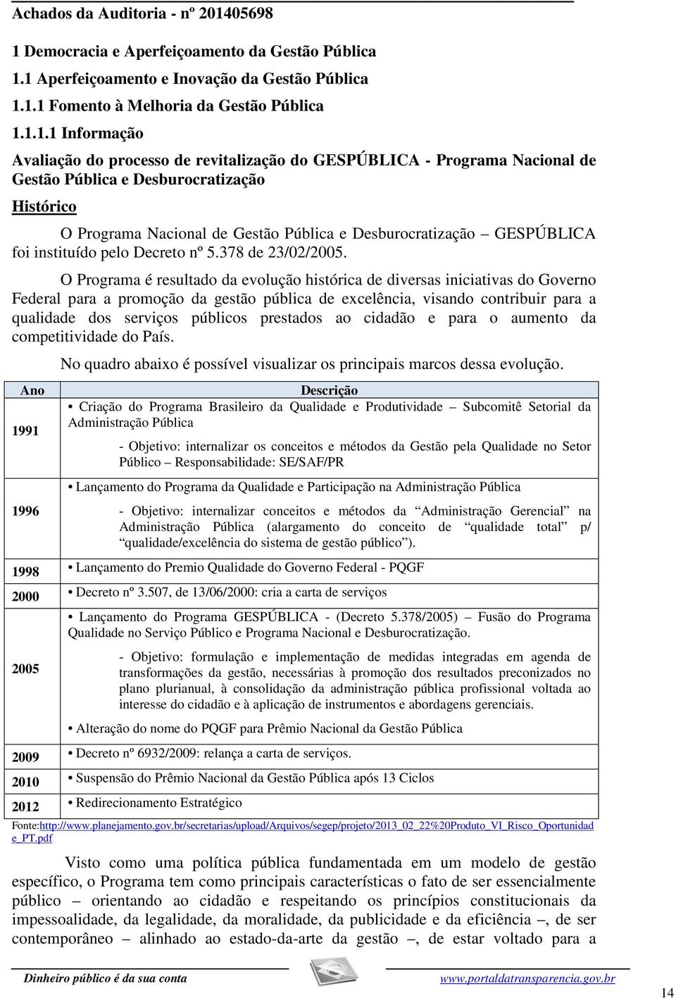 Democracia e Aperfeiçoamento da Gestão Pública 1.