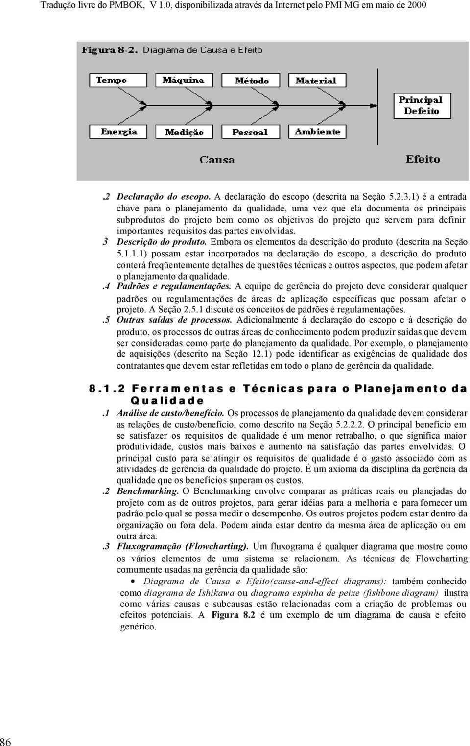 das partes envolvidas. 3 Descrição do produto. Embora os elementos da descrição do produto (descrita na Seção 5.1.