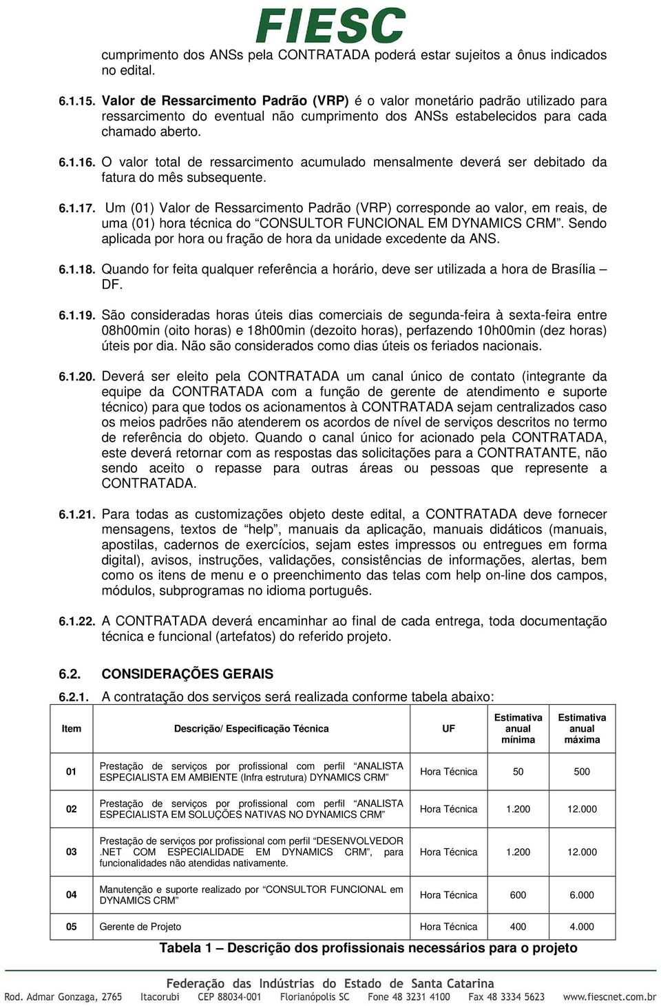 O valor total de ressarcimento acumulado mensalmente deverá ser debitado da fatura do mês subsequente. 6.1.17.