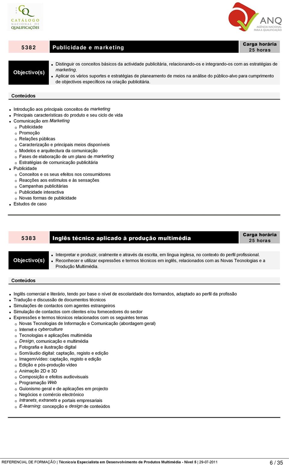 Introdução aos principais conceitos de marketing Principais características do produto e seu ciclo de vida Comunicação em Marketing Publicidade Promoção Relações públicas Caracterização e principais