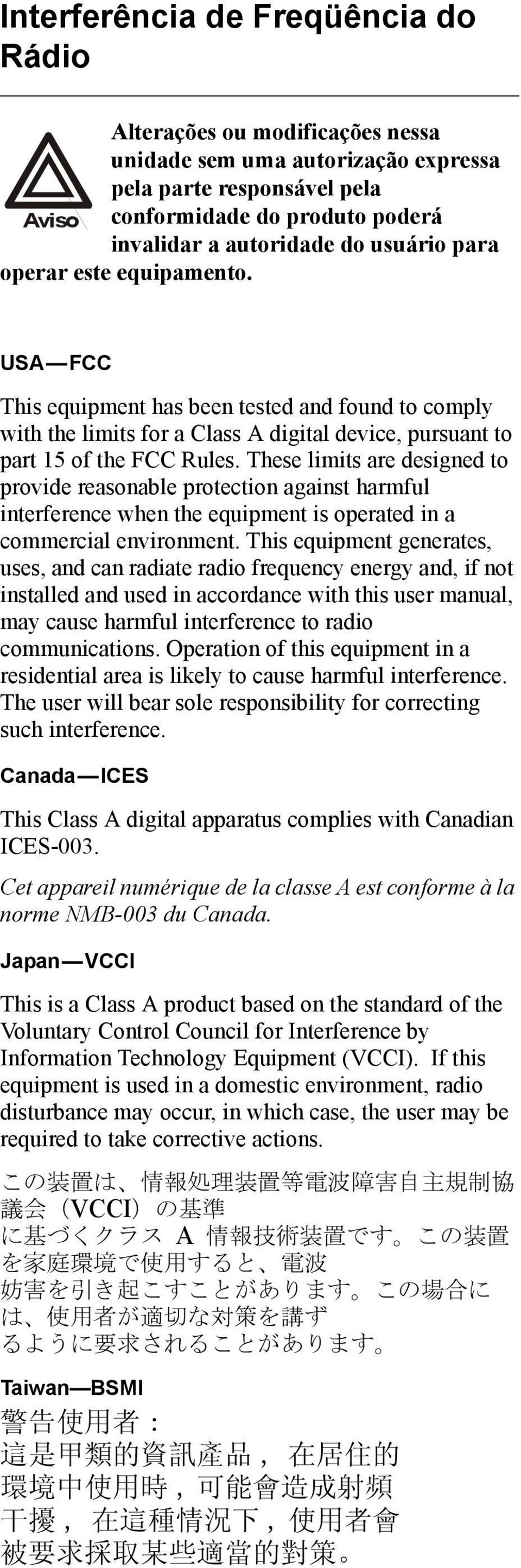 These limits are designed to provide reasonable protection against harmful interference when the equipment is operated in a commercial environment.