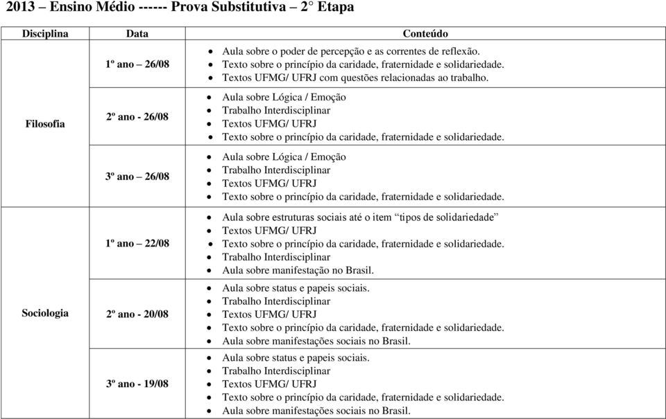 Aula sobre Lógica / Emoção Aula sobre Lógica / Emoção Sociologia 1º ano 22/08 2º ano - 20/08 3º ano - 19/08 Aula sobre estruturas sociais até o item