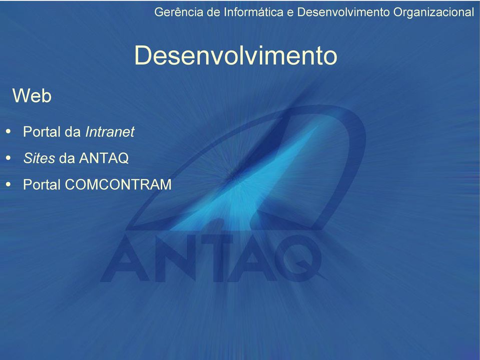 Desenvolvimento Web Portal da