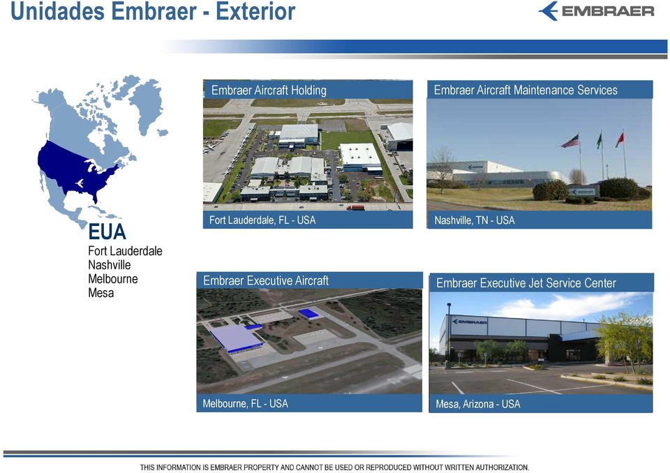 Lauderdale, FL - USA Embraer Executive Aircraft Nashville, TN - USA