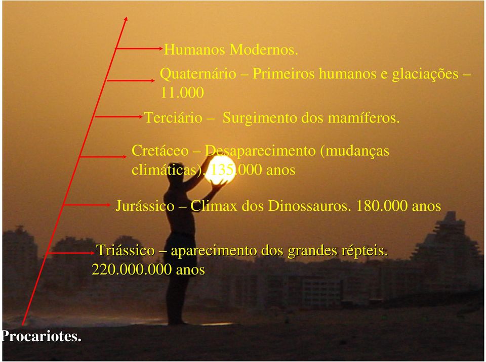 Cretáceo Desaparecimento (mudanças climáticas). 135.