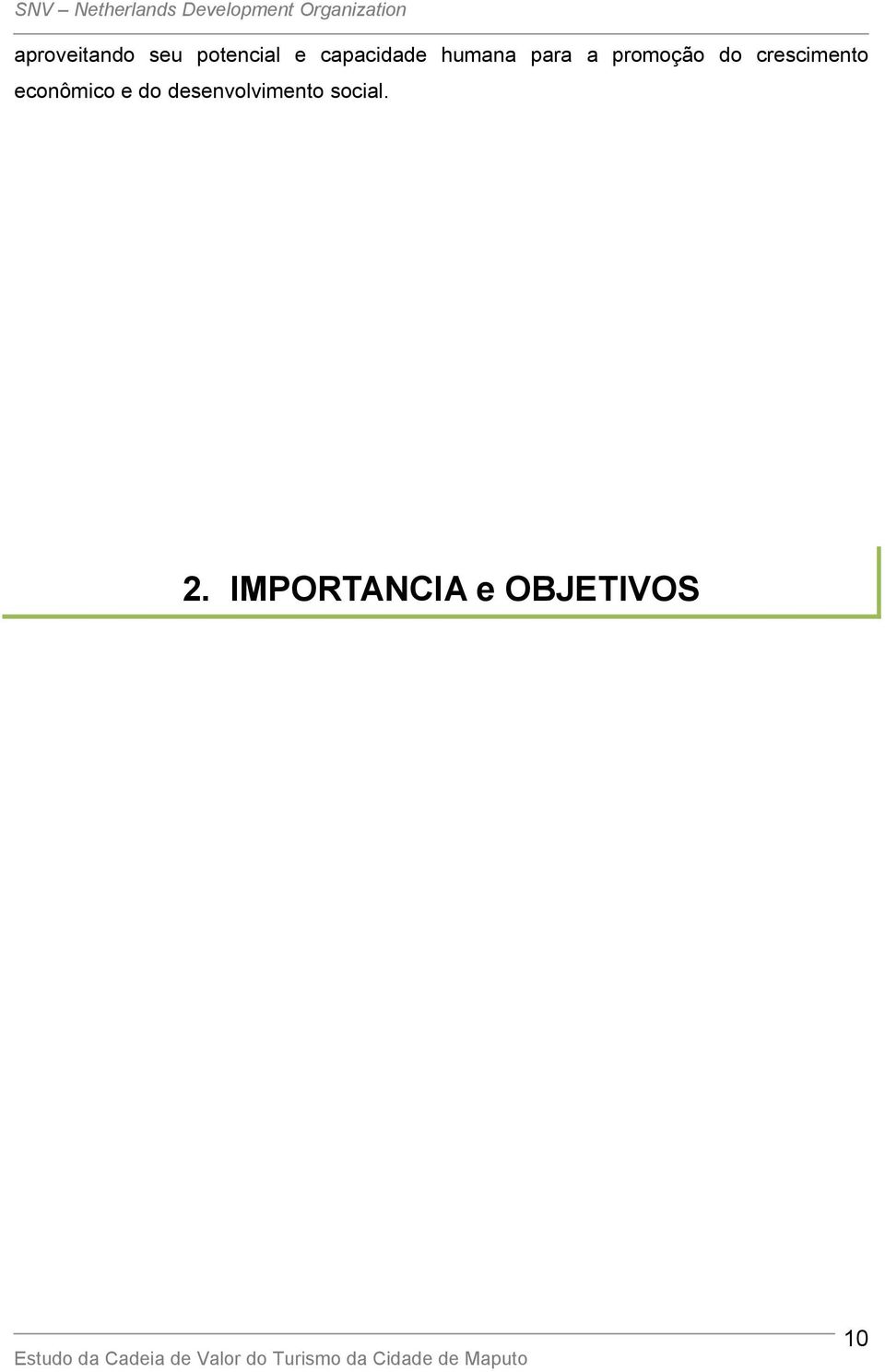 crescimento econômico e do