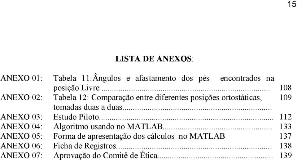 .. ANEXO 03: Estudo Piloto... 112 ANEXO 04: Algoritmo usando no MATLAB.