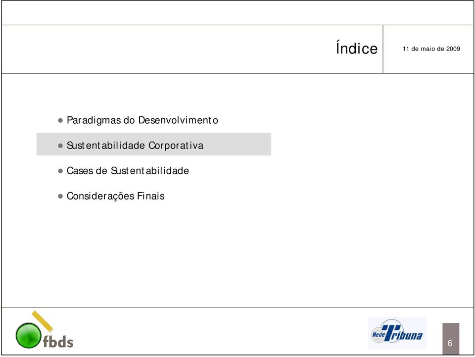 Sustentabilidade Corporativa