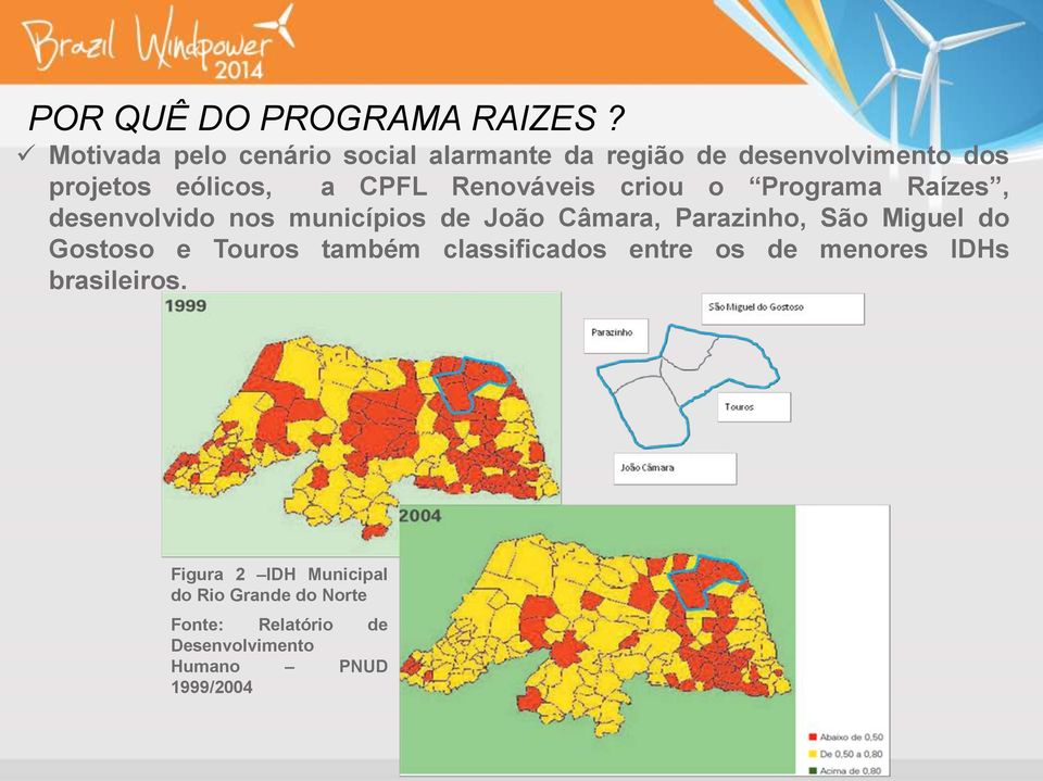 Renováveis criou o Programa Raízes, desenvolvido nos municípios de João Câmara, Parazinho, São Miguel