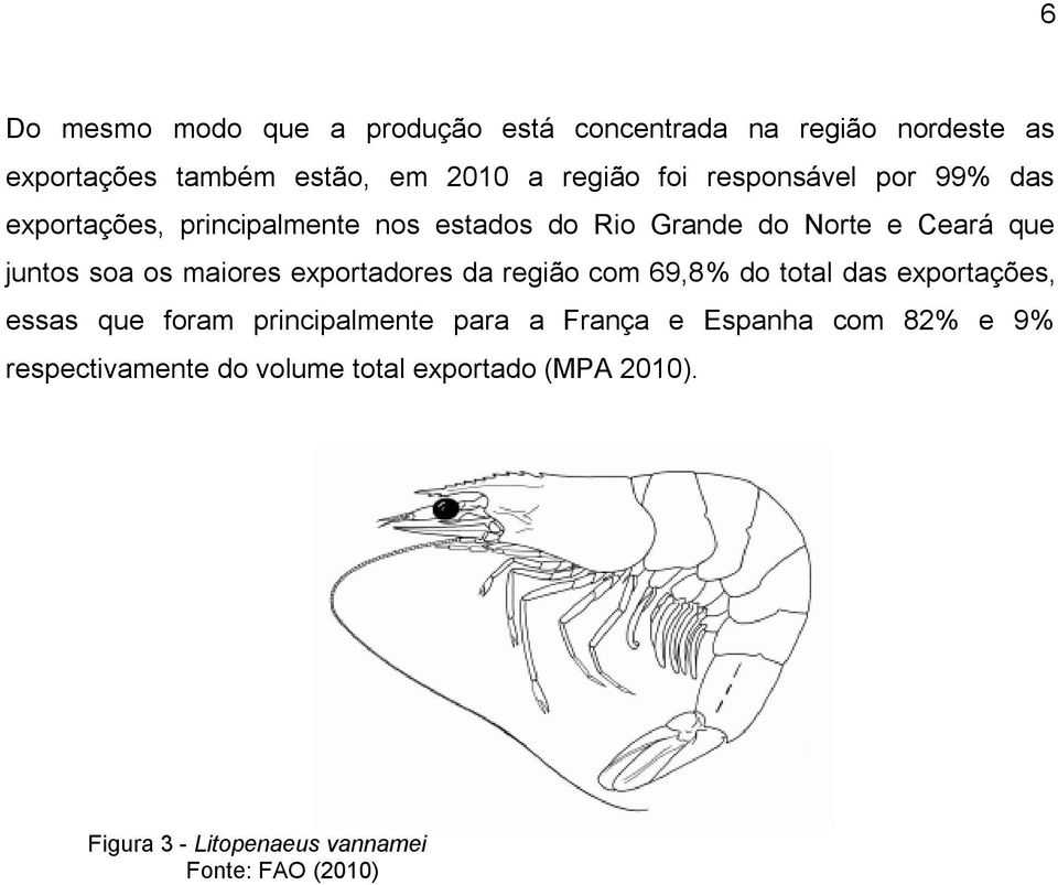 maiores exportadores da região com 69,8% do total das exportações, essas que foram principalmente para a França e