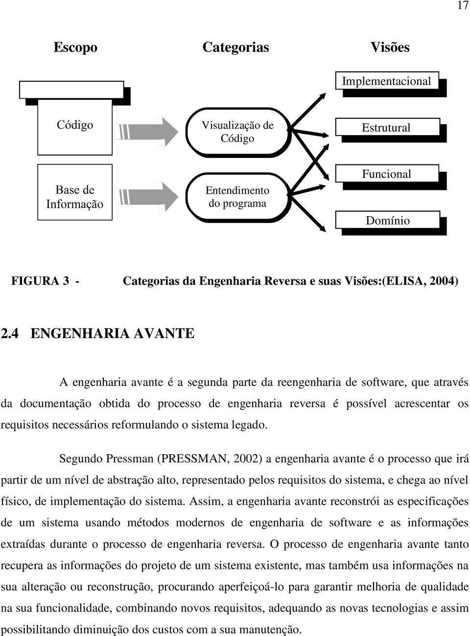 necessários reformulando o sistema legado.