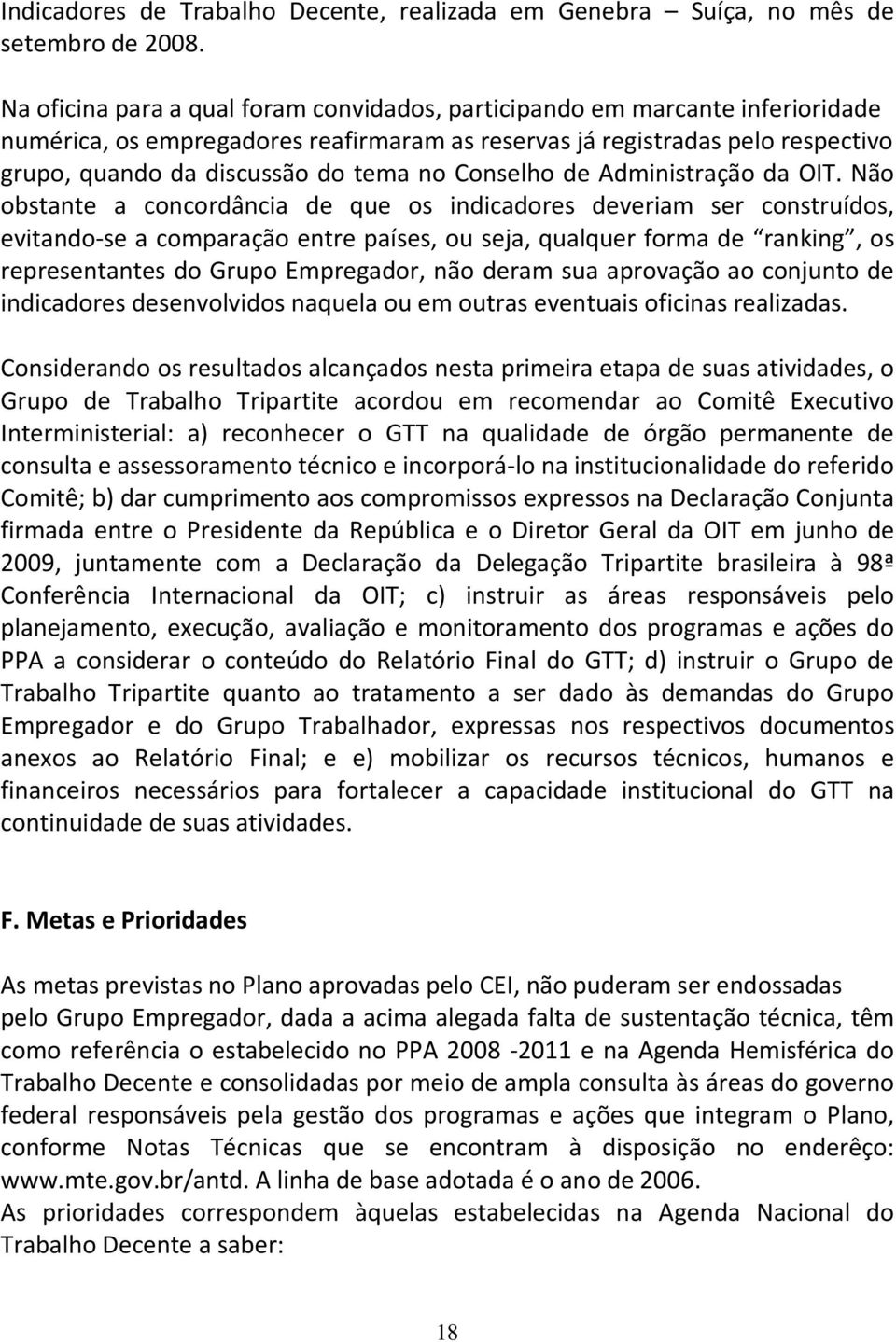 Conselho de Administração da OIT.