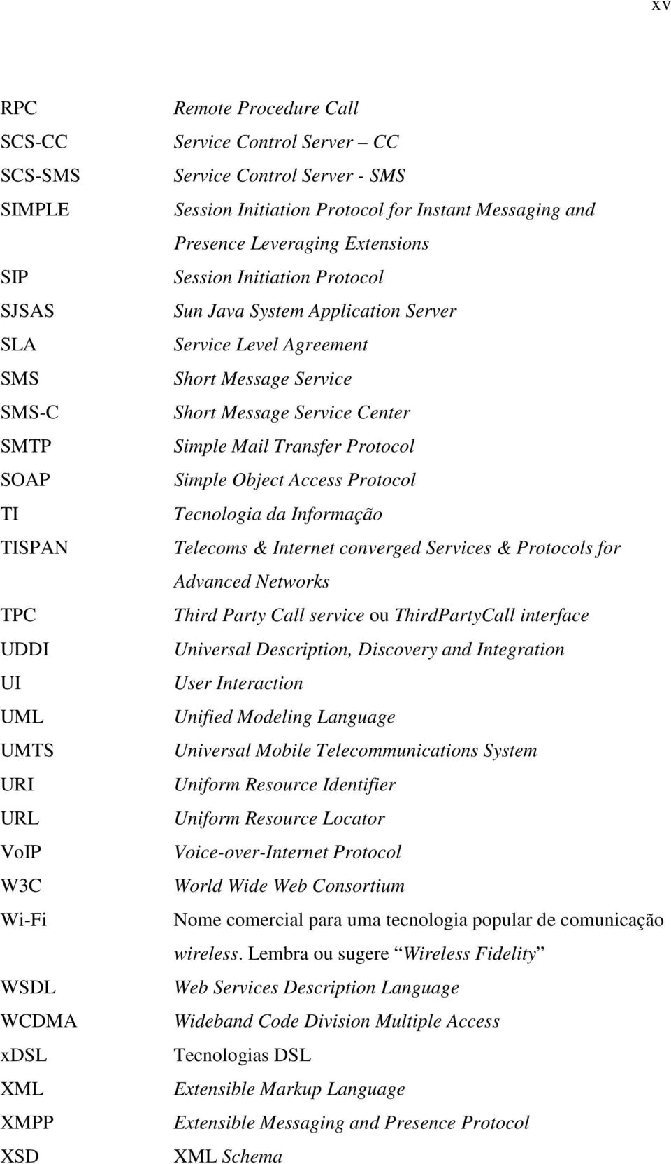 Agreement Short Message Service Short Message Service Center Simple Mail Transfer Protocol Simple Object Access Protocol Tecnologia da Informação Telecoms & Internet converged Services & Protocols