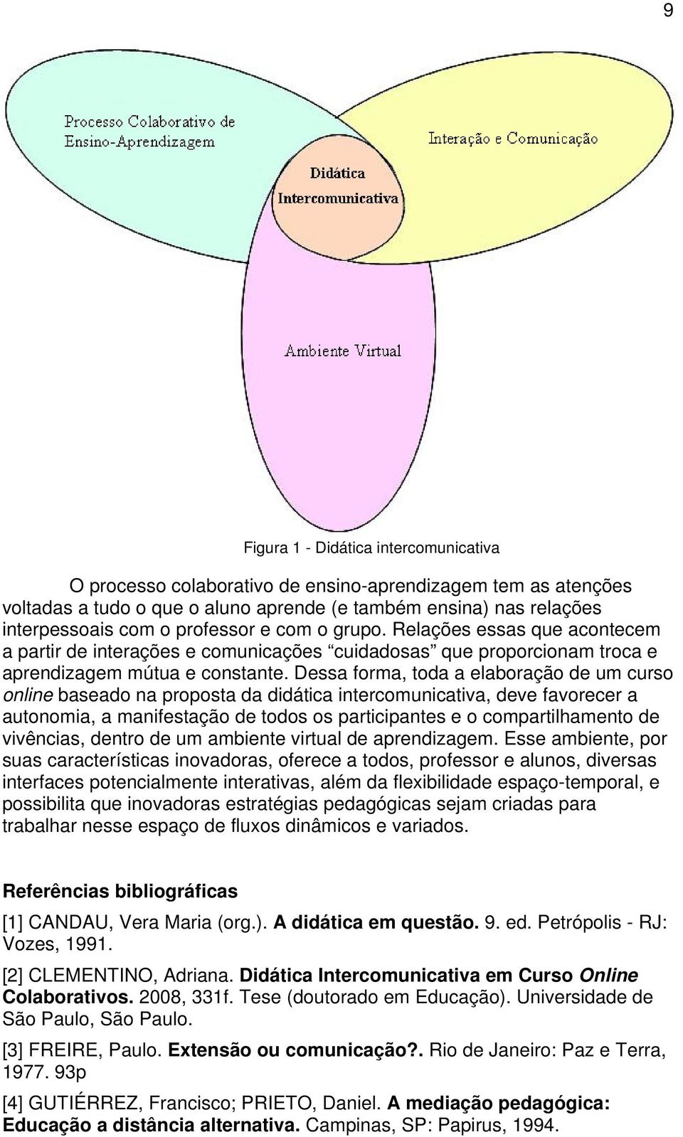 Dessa forma, toda a elaboração de um curso online baseado na proposta da didática intercomunicativa, deve favorecer a autonomia, a manifestação de todos os participantes e o compartilhamento de