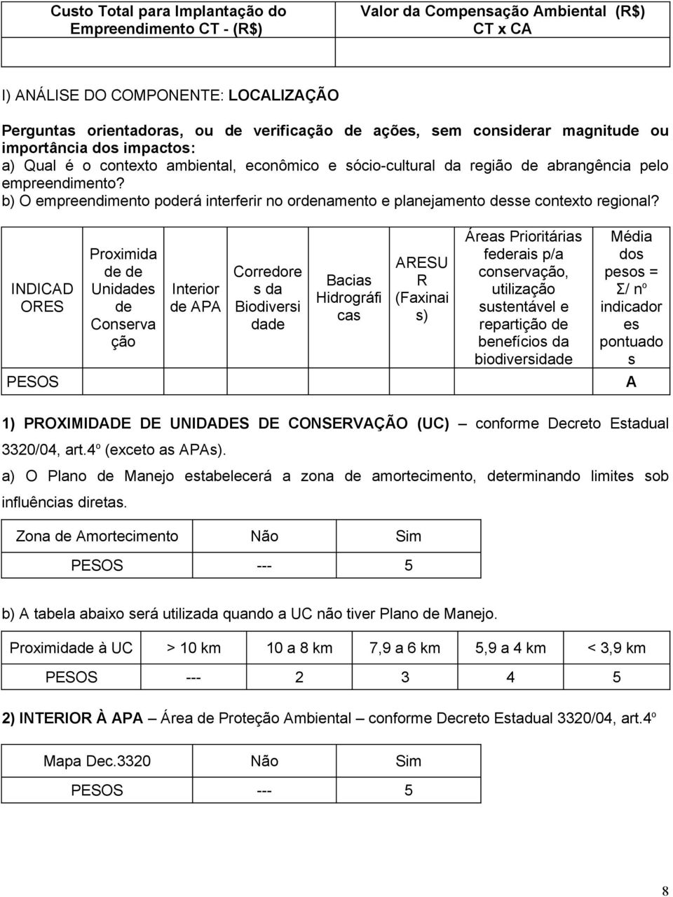 b) O empreendimento poderá interferir no ordenamento e planejamento desse contexto regional?