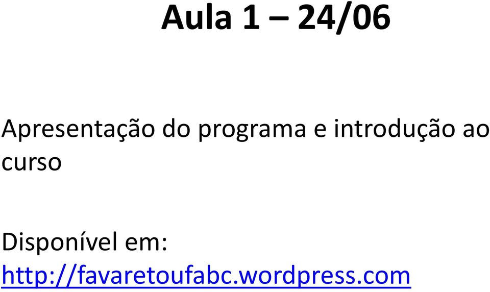 curso Disponível em: