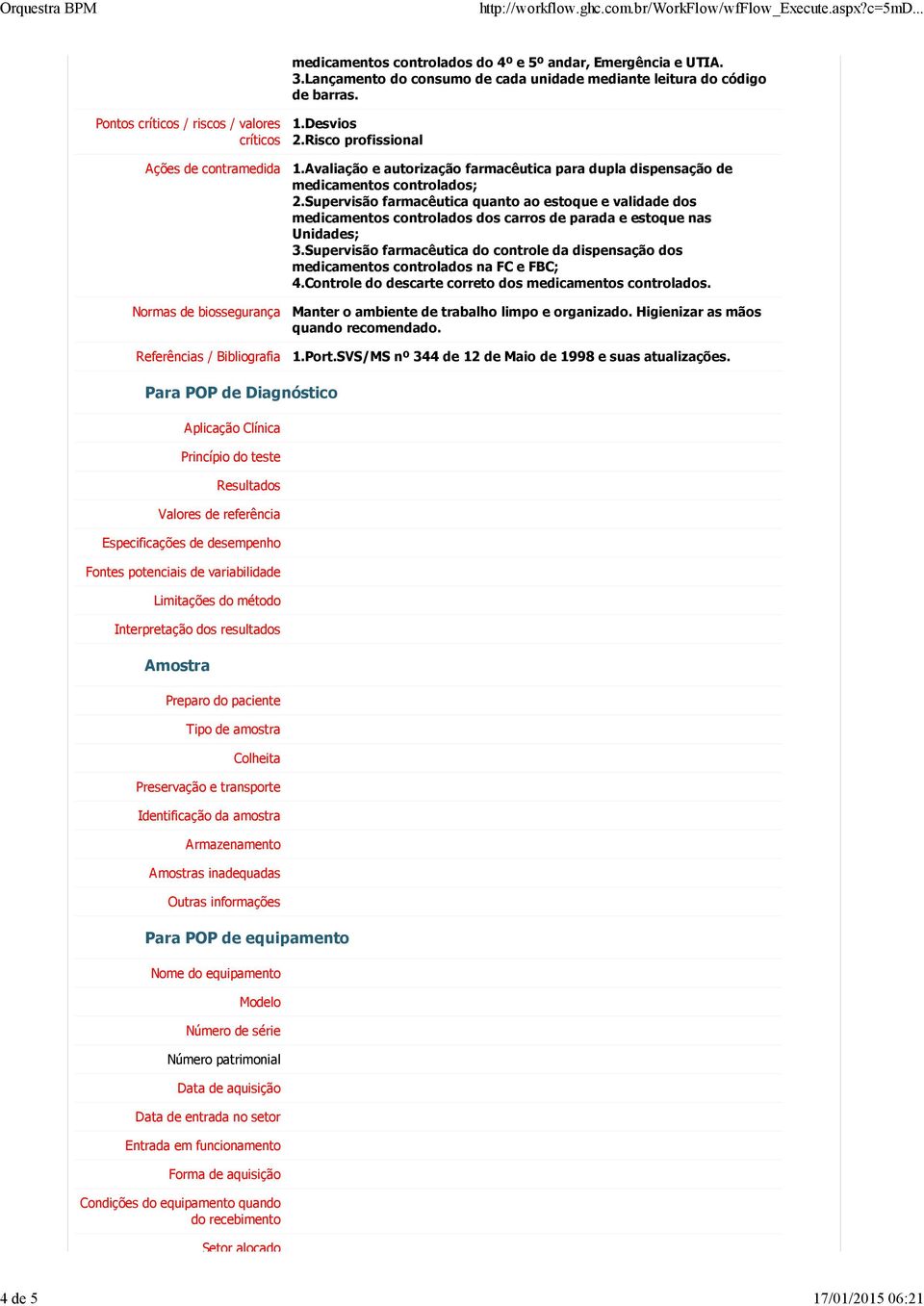 Avaliação e autorização farmacêutica para dupla dispensação de medicamentos controlados; 2.