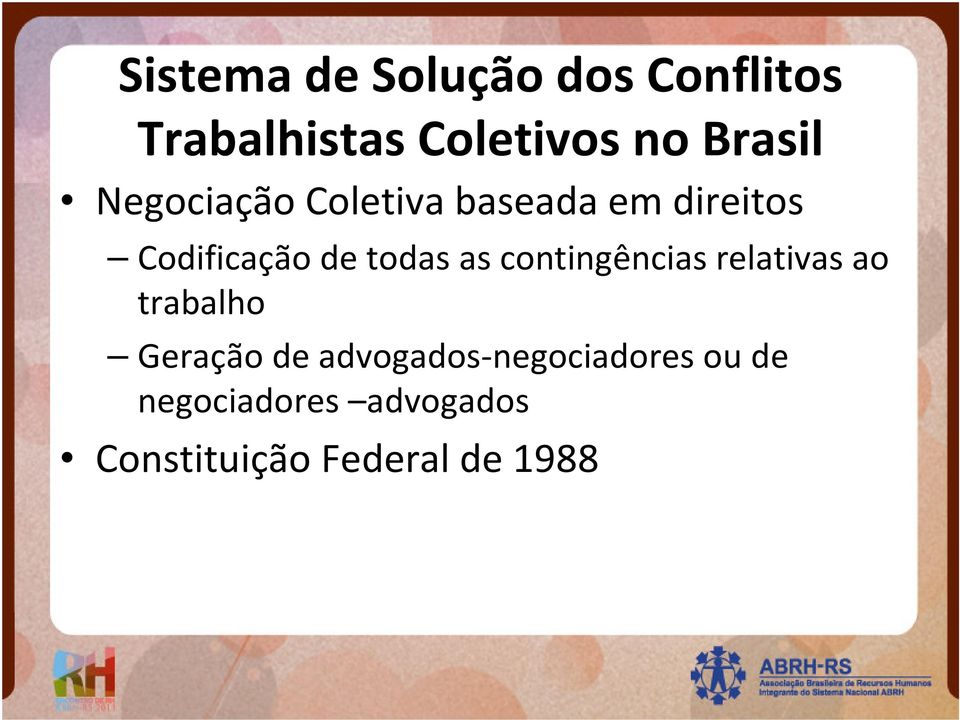 todas as contingências relativas ao trabalho Geração de