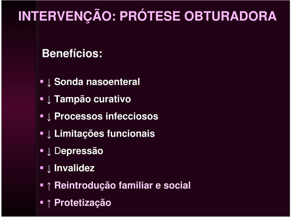 infecciosos Limitações funcionais Depressão