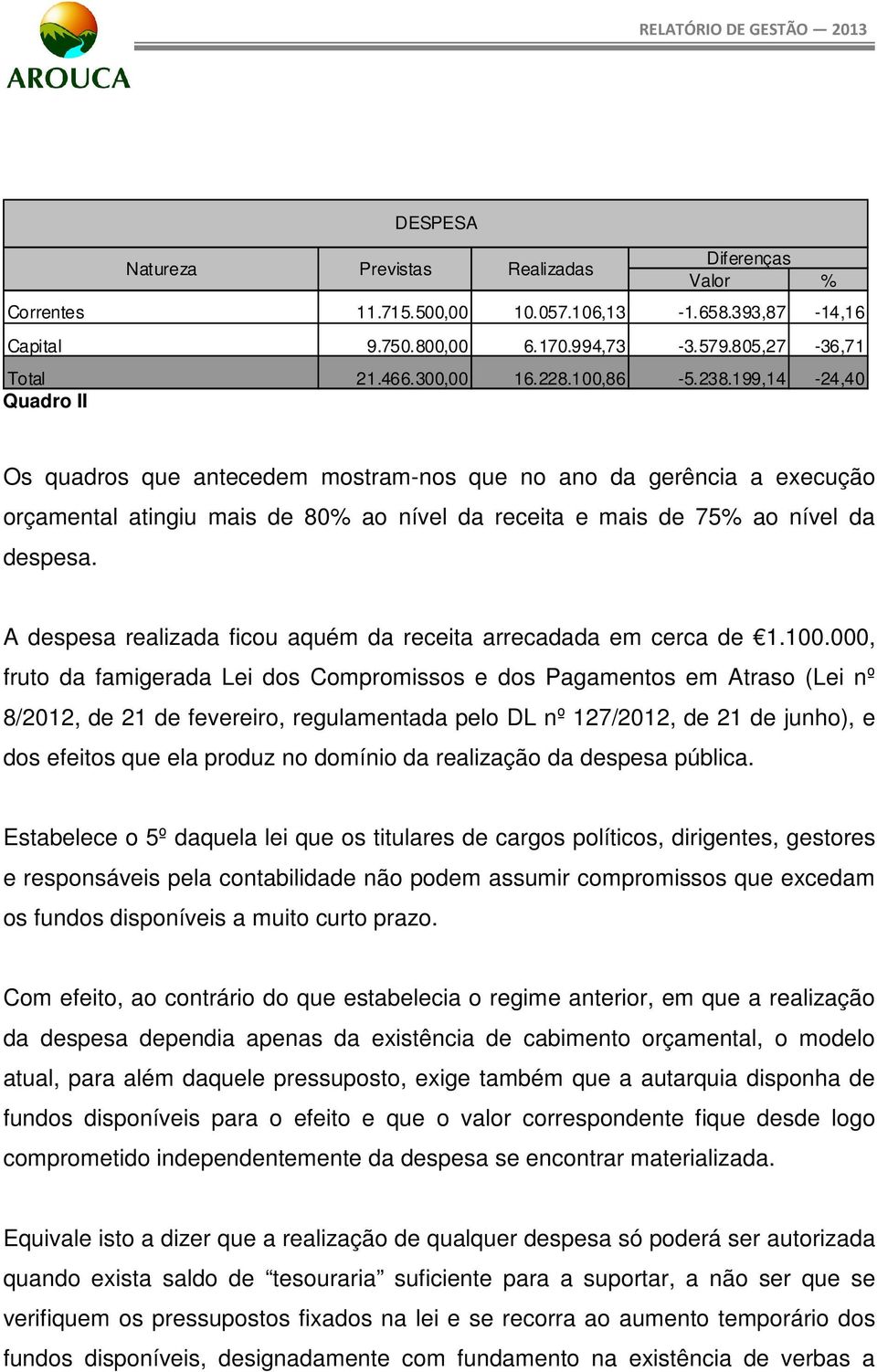 100.000, frut da famigrada Li d Cmprmi d Pagamnt m Atra (Li nº 8/2012, d 21 d fvrir, rgulamntada pl DL nº 127/2012, d 21 d junh), d fit qu la prduz n dmíni da ralizaçã da dpa pública.