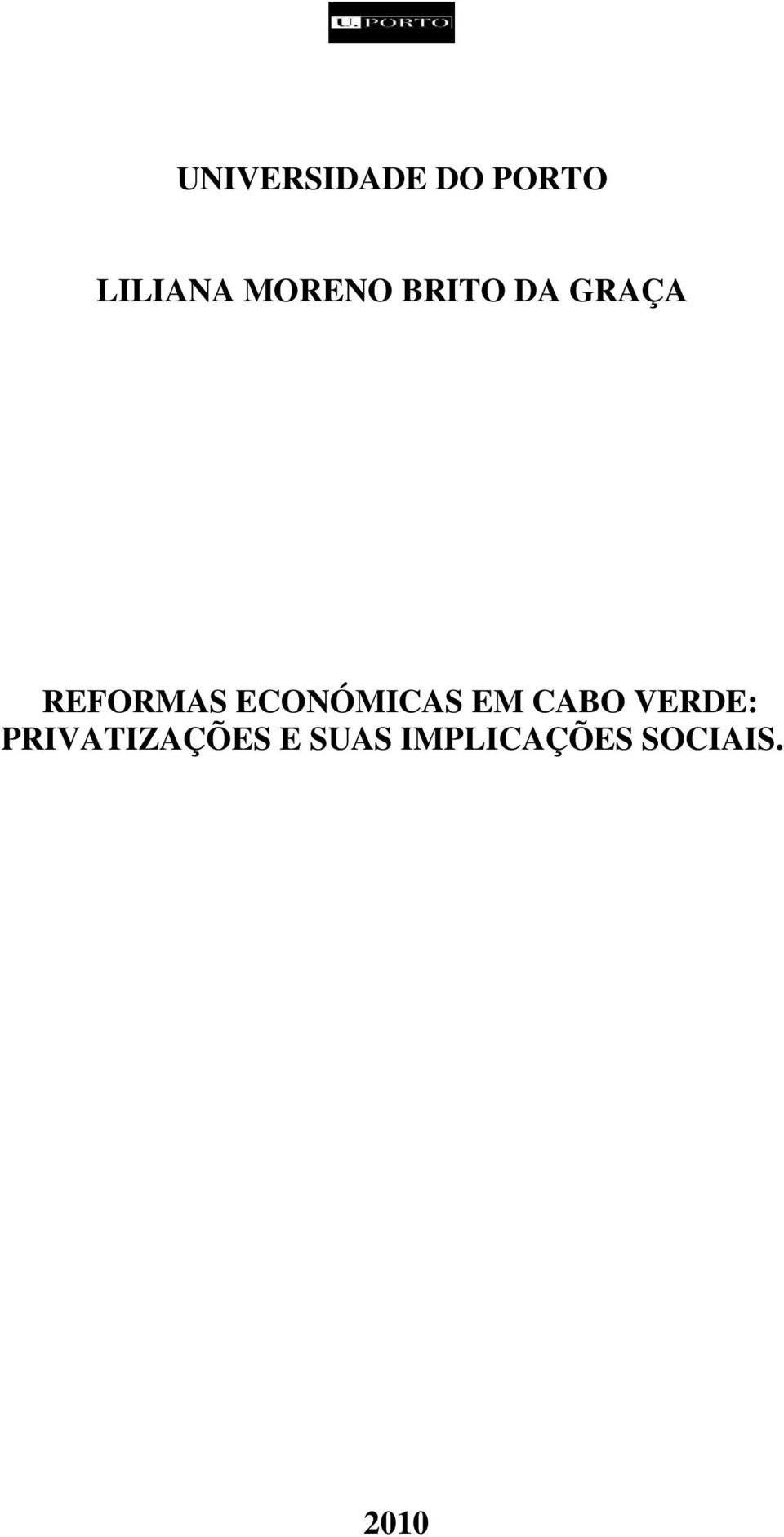 ECONÓMICAS EM CABO VERDE: