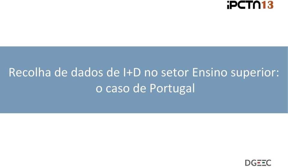 Ensino superior: