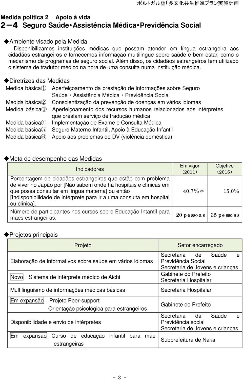 Além disso, os cidadãos estrangeiros tem utilizado o sistema de tradutor médico na hora de uma consulta numa instituição médica.