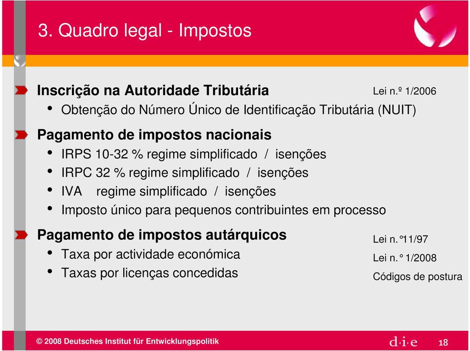 regime simplificado / isenções Imposto único para pequenos contribuintes em processo Pagamento de impostos autárquicos