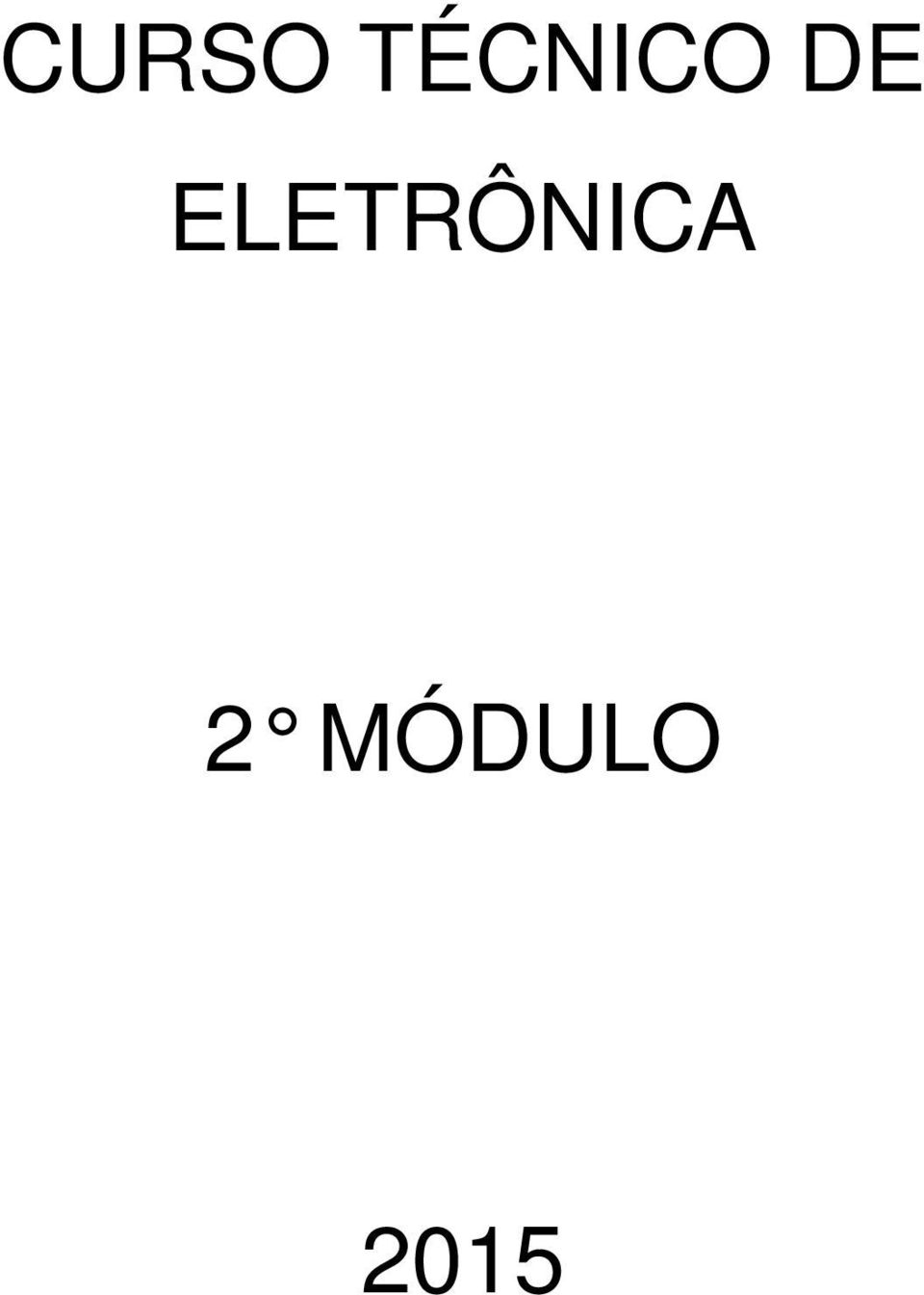 ELETRÔNICA