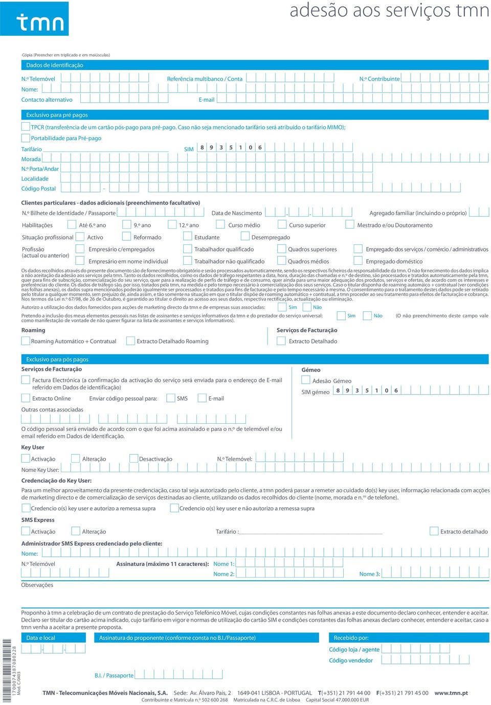 Contratual Extracto Detalhado Extracto Detalhado Factura Electrónica (a