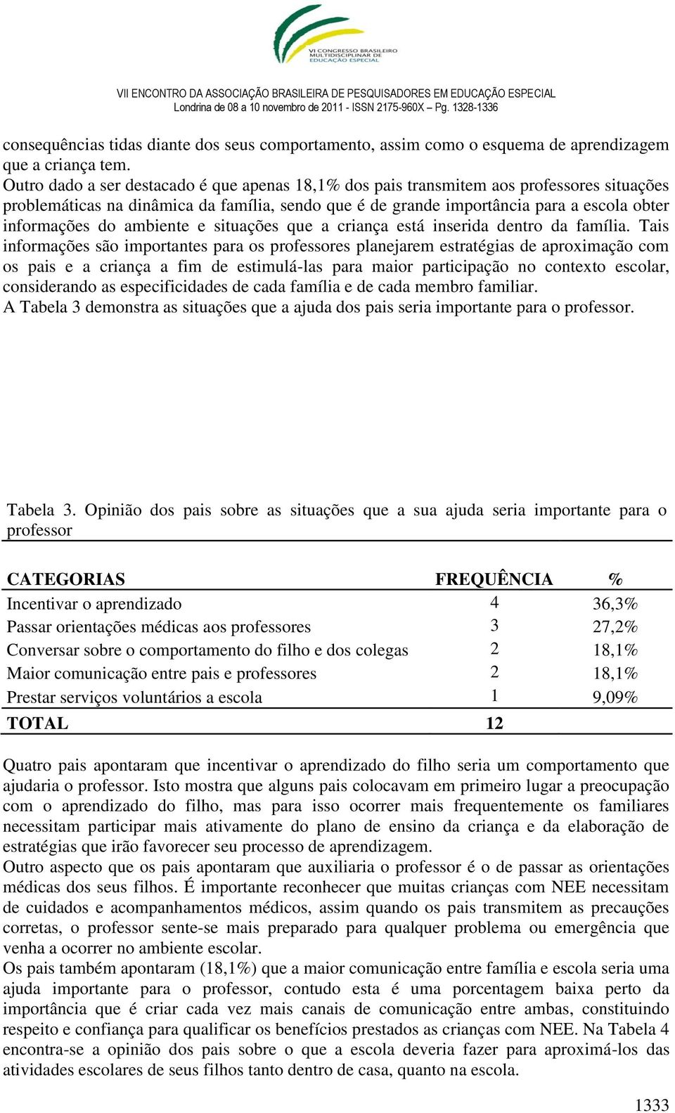 ambiente e situações que a criança está inserida dentro da família.