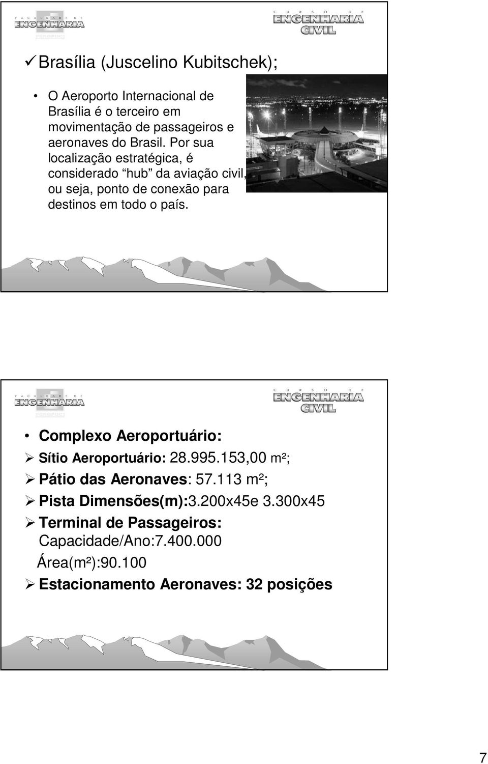 Por sua localização estratégica, é considerado hub da aviação civil, ou seja, ponto de conexão para destinos em todo o país.