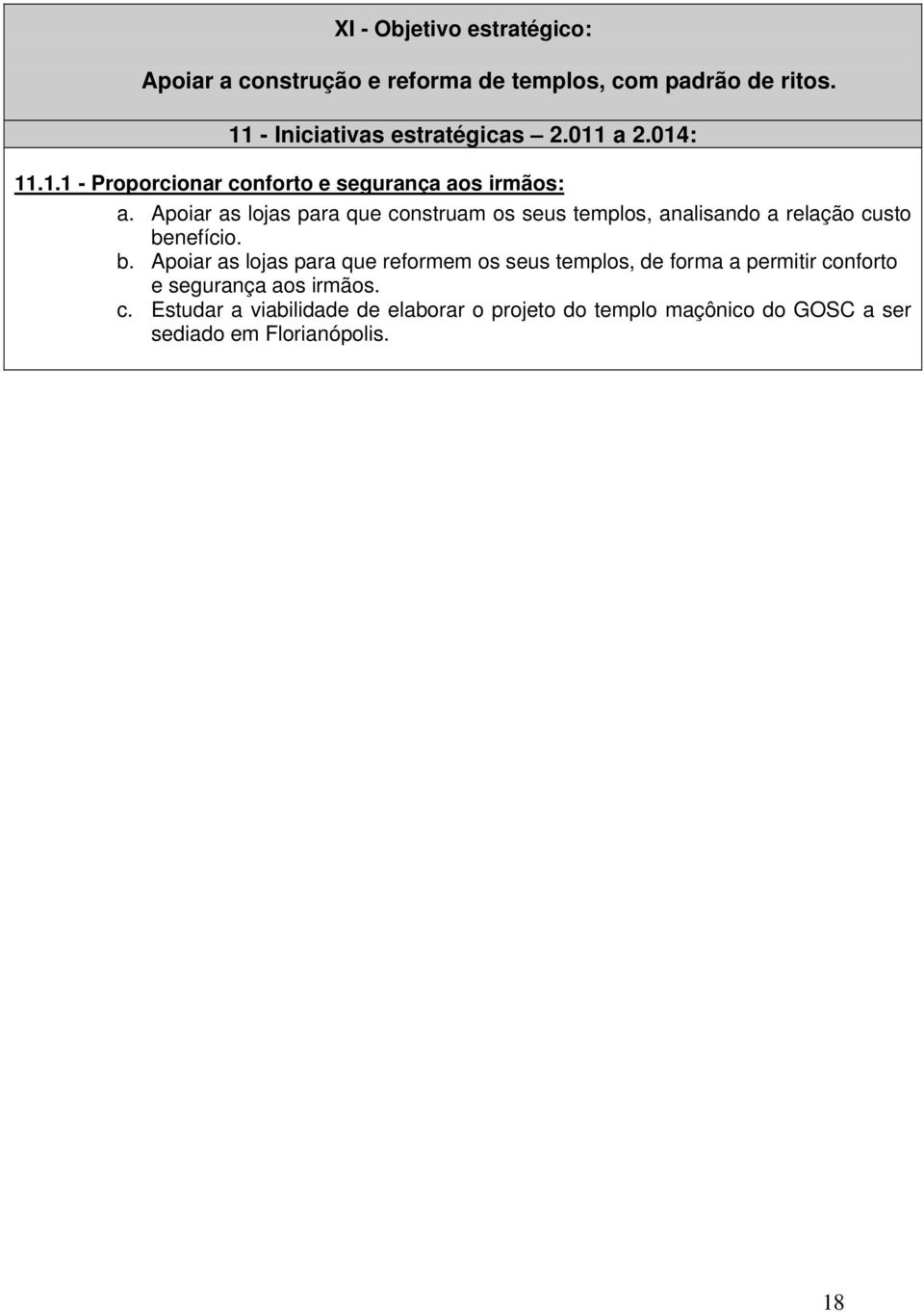 Apoiar as lojas para que construam os seus templos, analisando a relação custo be