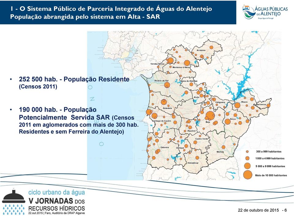 - População Residente (Censos 2011) 190 000 hab.