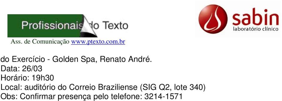 do Correio Braziliense (SIG Q2, lote 340)