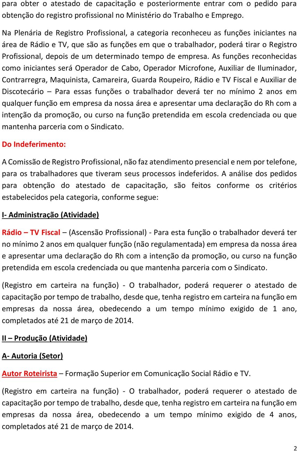 determinado tempo de empresa.