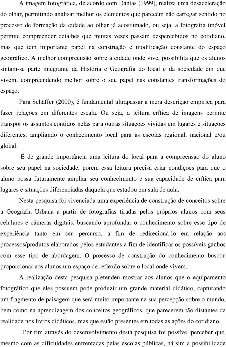 do espaço geográfico.