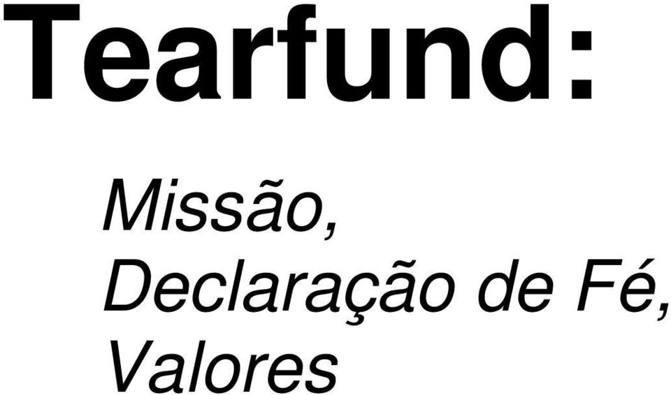 Declaração