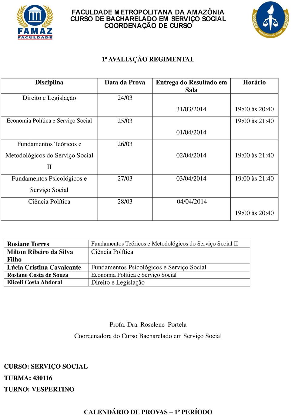 04/04/2014 19:00 às 20:40 Milton Ribeiro da Silva Filho Lúcia Cristina Cavalcante Rosiane Costa de Souza Eliceli Costa Abdoral Fundamentos Teóricos e Metodológicos do