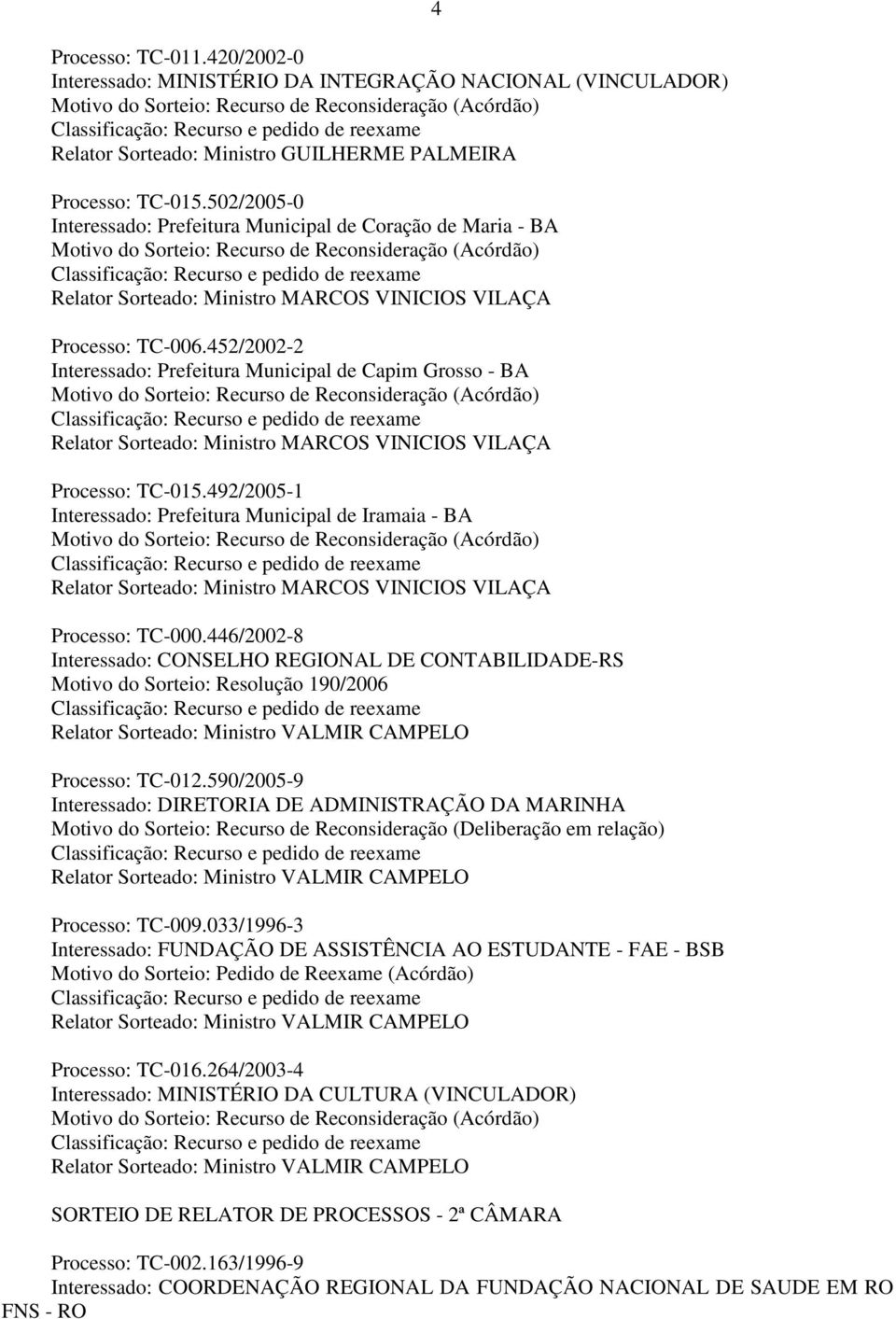 GUILHERME PALMEIRA Processo: TC-015.